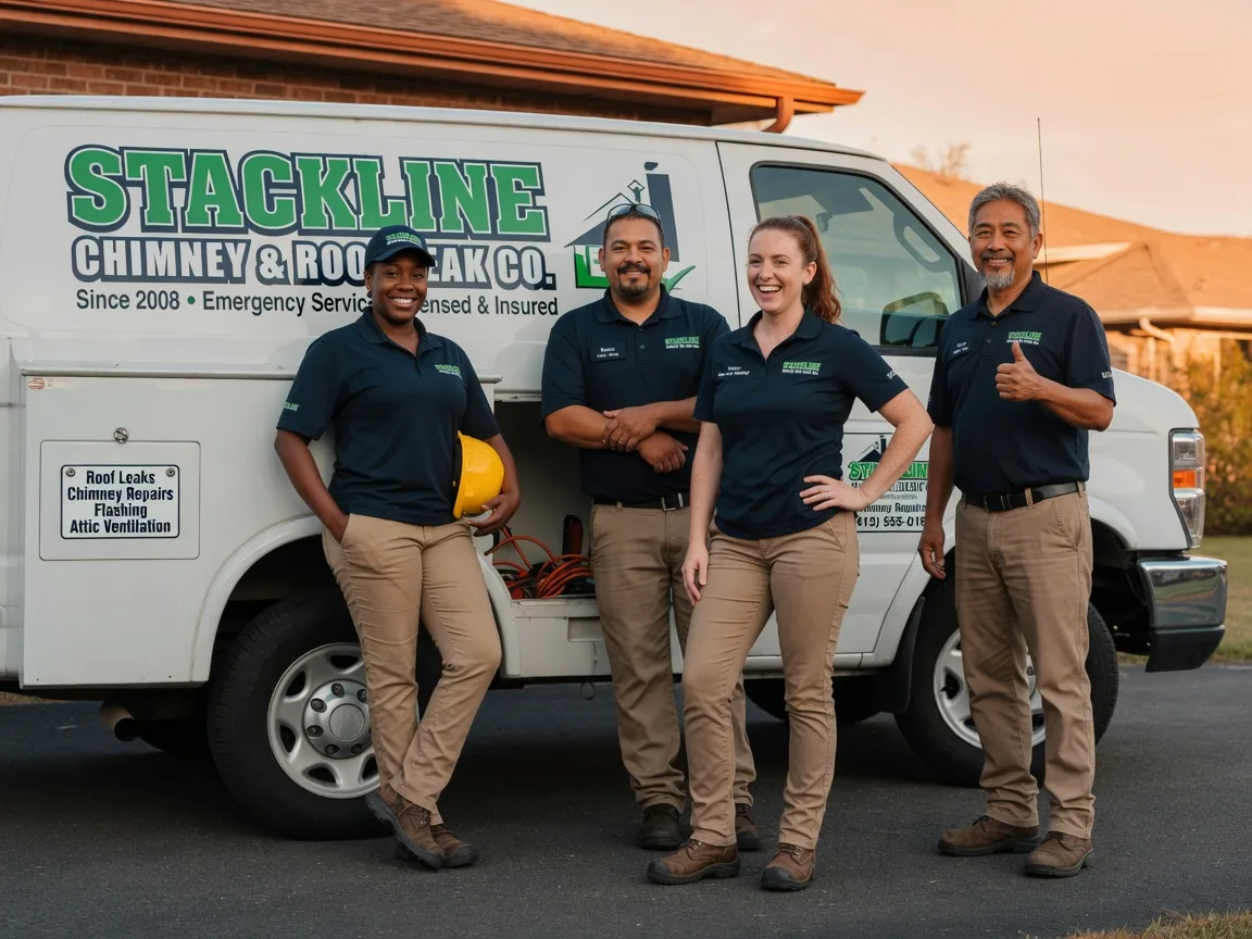 Chimney flashing repair company in Russell, PA